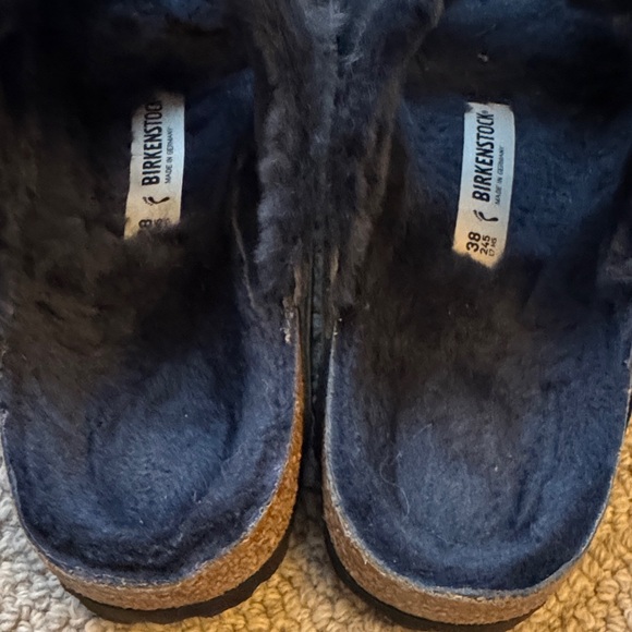 BIRKENSTOCK Arizona Big Buckle Shearling Sandals SZ 38 - Picture 3 of 6